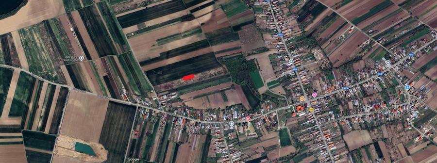 Teren Construcții extravilan de 831 mp, în Tântava