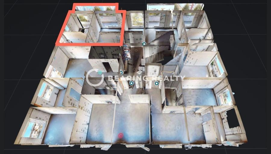 Apartament cu 2 camere semidecomandat în Est