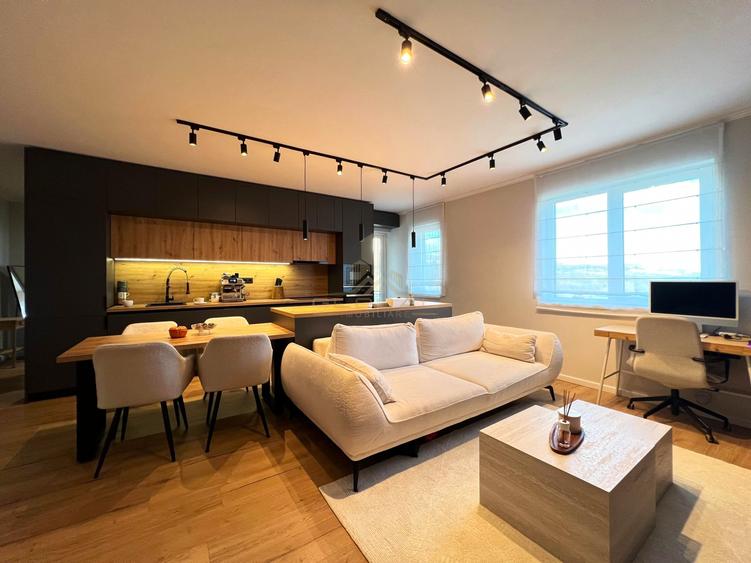 Apartament cu 2 camere semidecomandat, mobilat în Florești