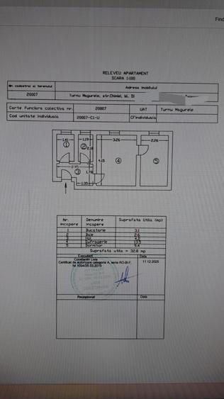 Apartament cu 2 camere decomandat în Central