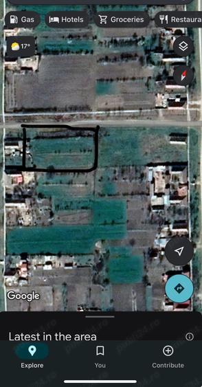 Teren de 2000 mp, în Rudna