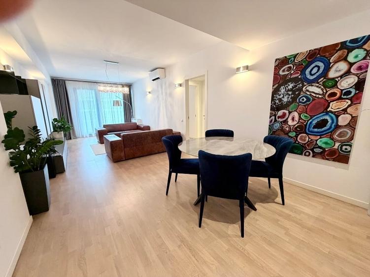 Apartament cu 3 camere decomandat, mobilat în Herăstrău