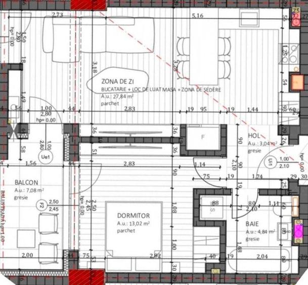 Apartament FINISAT - 2 camere in West Peak langa BMW Floresti - 4