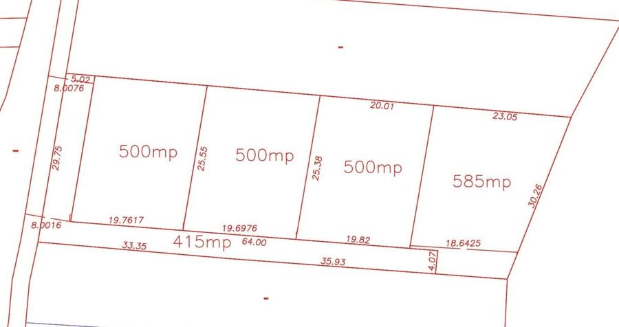 Teren Construcții intravilan de 500 mp, în Vințu de Jos
