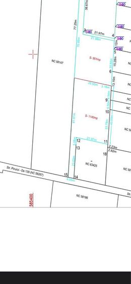 VAND TEREN 1140 MP STR PINULUI 1Decembrie langa A0 - 2