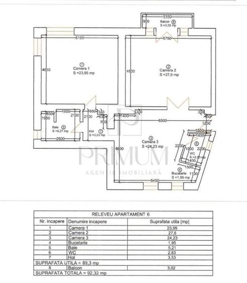 MEDICINA - ETAJ 2 - GARAJ+BOXA CF - 3 CAMERE - 2 BAI - CENTRALA PROPRIE - CLIMA - 8