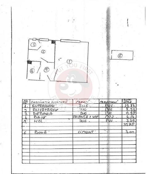 Marriot | Garsoniera | 38mp | Decomandata | B12832 - 1