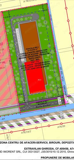 Vand 10436 mp teren industrial cu PUZ hala productie nepoluanta zona aeroport - 7