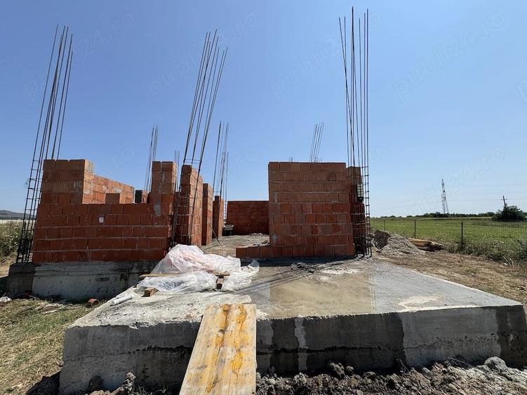 Vand teren intravilan de 450 mp cu casa P+1E in construc?ie - 5