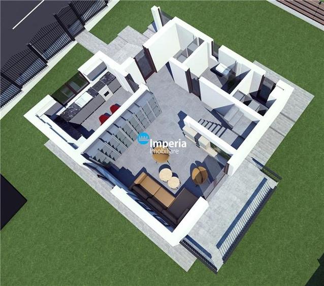 Vila P+E 126 mp, beci, 465 teren, Asfalt, Omenia, Valea Adanca - 2