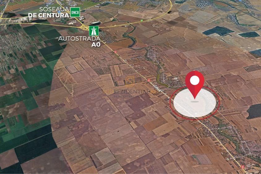 Teren de vanzare in rate, zona rezidentiala noua, Frumusani - 3