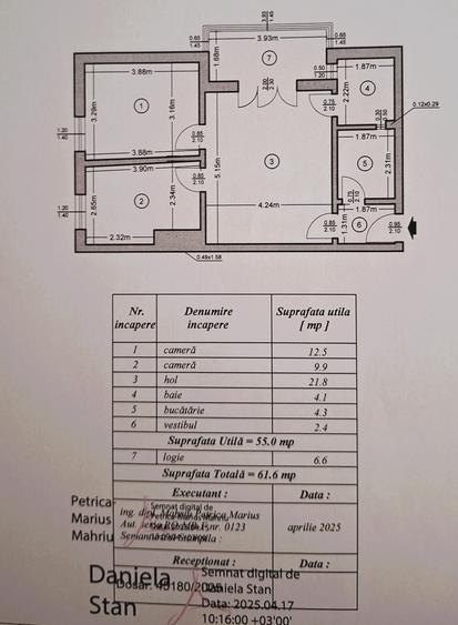 3 cam Piata Alba Iulia strada Valeriu Braniste, CENTRALA PROPRIE, etaj 4 - 14