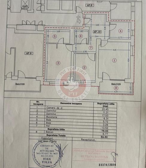 Ten Blocks | 3 camere | Dec | Loc de parcare | 85mp | B11982