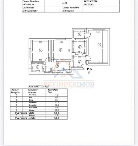 Apartament de vanzare cu 3 camere, zona Salaj - Metrou Nicolae Grigorescu