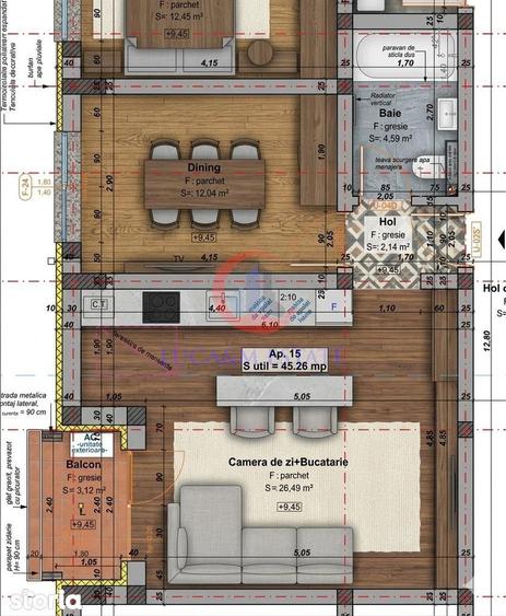 Apartament cu 2 camere în Giroc — fotografia 1