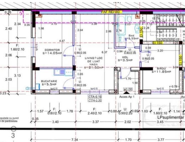 Comision 0/Apartament 3 camere/Curte proprie - 14