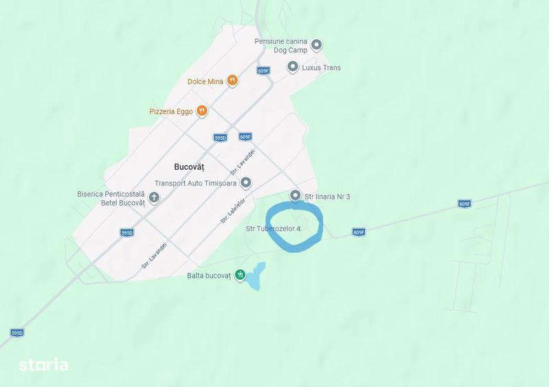 Teren langa Timi?oara, Bucova?, 529 mp | utilita?i | 62 /mp + TVA - 3