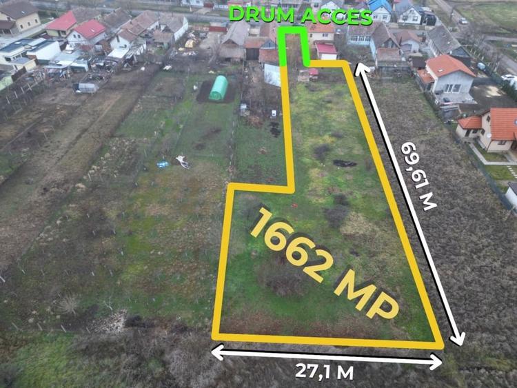 Teren Construcții intravilan de 1882 mp, în Giarmata