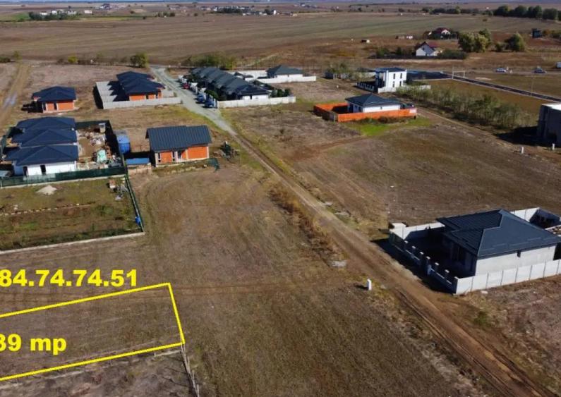 Teren intravilan cu UTILITATI - 339 mp - comuna Berceni - 2