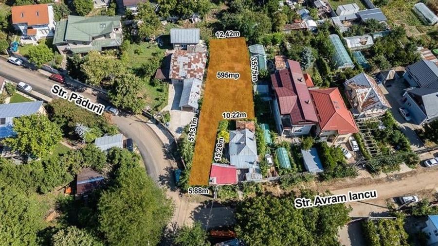 TEREN INTRAVILAN 595 MP,ASFALT,GAZ,CURENT,CANALIZARE - 2