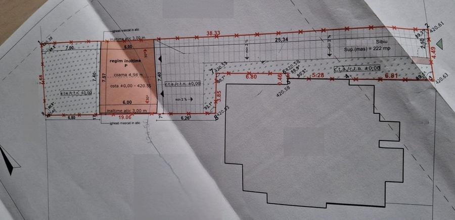 COMISION 0% Teren cu proiect de garaj/222mp/utilitati/zona Milea-Micu Klein - 1