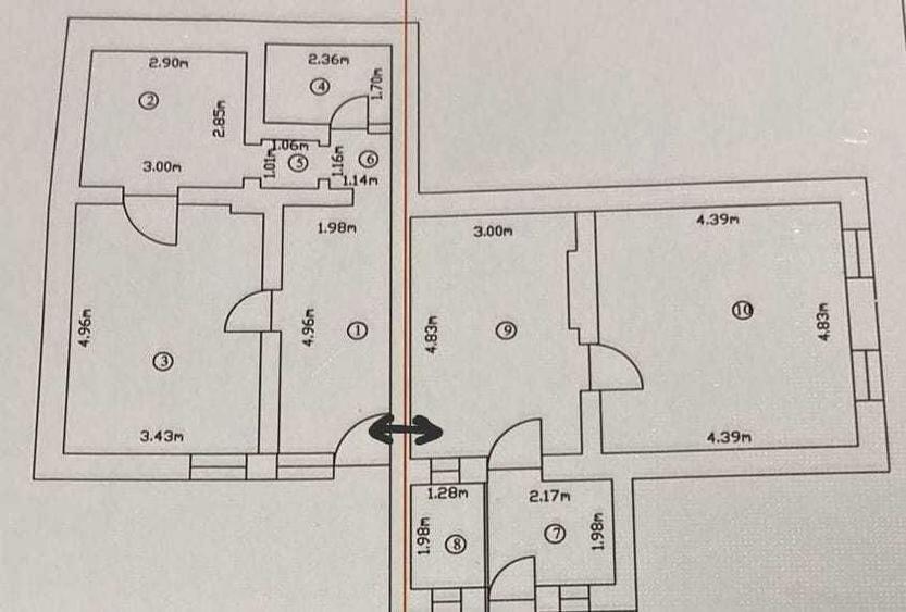 Apartament la casa, zona centrala Brasov 2 unitati locative - 1