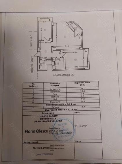 ULTRACENTRAL! APARTAMENT CU 2 CAMERE 61 MP GAZE - 1