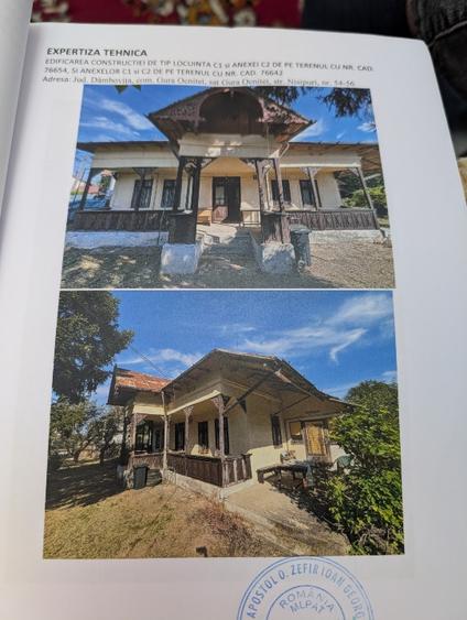 Vand casa bătrânească cu teren (4500 mp)+teren livada/pășune (2700 mp) - 3