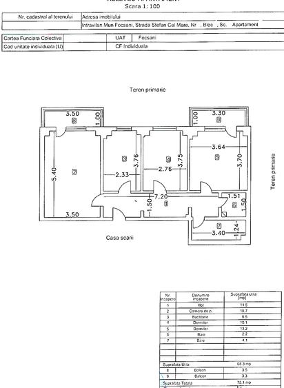 Apartament 3 camere – Ultracentral Focșani | - 9