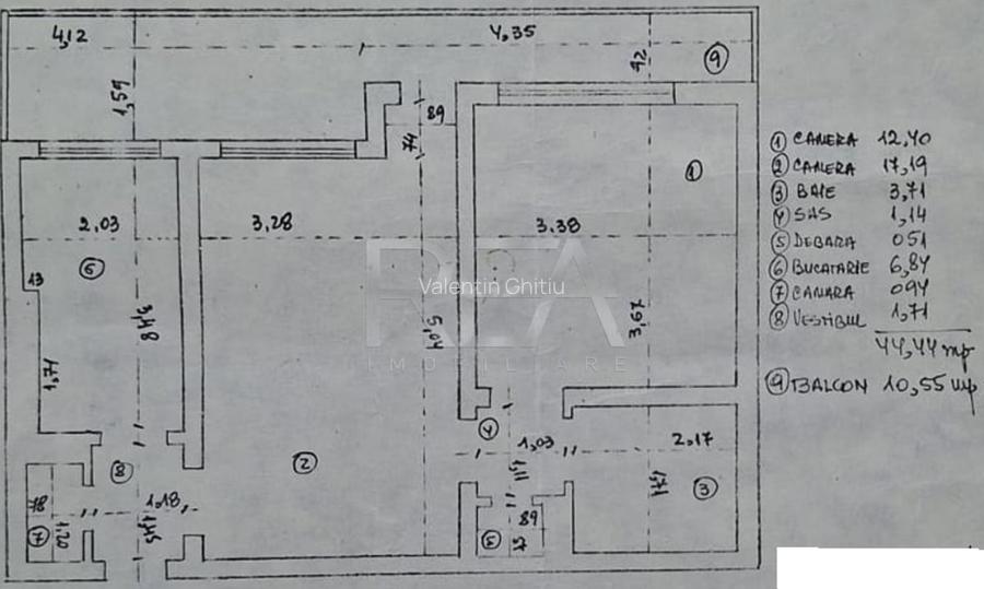 2 camere - Ștefan cel Mare - decomandat - metrou