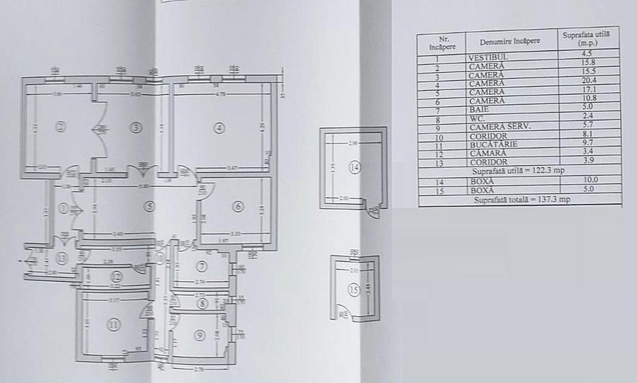 Vanzare apartament cinci camere vila D+P+2 Medicina Cotroceni - 25