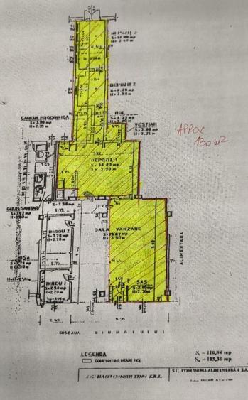 Gazarului-Sos. Giurgiului 195 mp trafic intens inchiriat - 1
