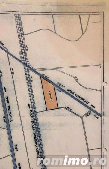 Teren Intravilan Constructii Ediliatre P+3E POT 55% Ghiroda-Aeroport - 5