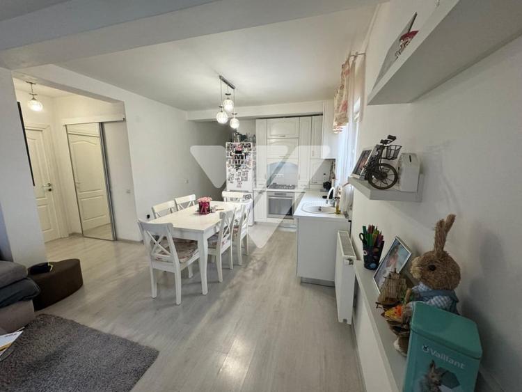 Apartament 3 camere 59 mp cu gradina 74 mp mobilat Șelimbăr Sibiu - 3