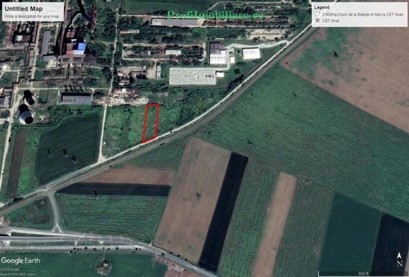 Teren construibil 3.500 mp cu acces din sosea spre Retim fost Polaris Arad - 2