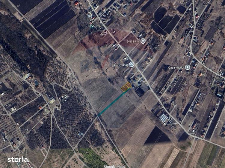 De vanzare parcelare teren Fanate | 3 loturi | 550 mp + drum privat - 3