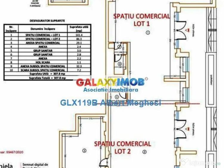 Spatiu comercial 184 mp Sisesti - 1
