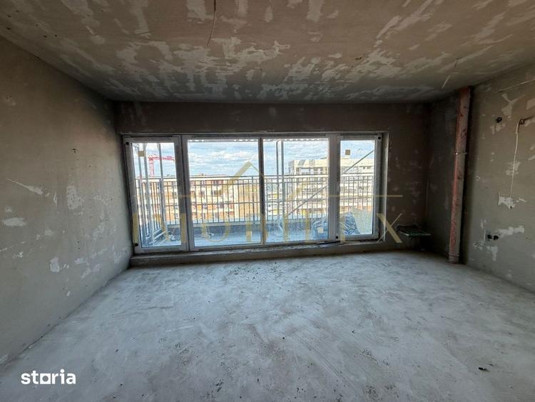 Apartament semifinisat 2 camere , 60mp, terasa, zona Sopor - 12