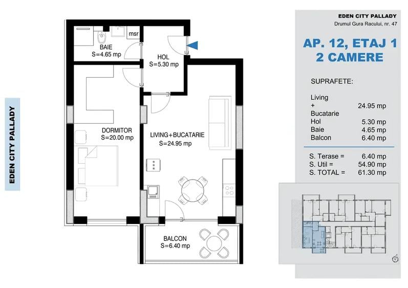 DE VANZARE 2 camere suprafata generoasa  Theodor Pallady, Metrou Teclu - 2
