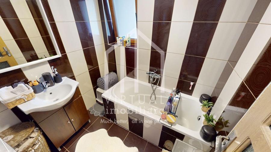 Apartament cu 3 camere, 57mp utili+balcon, mobilat, Tilisca - 7