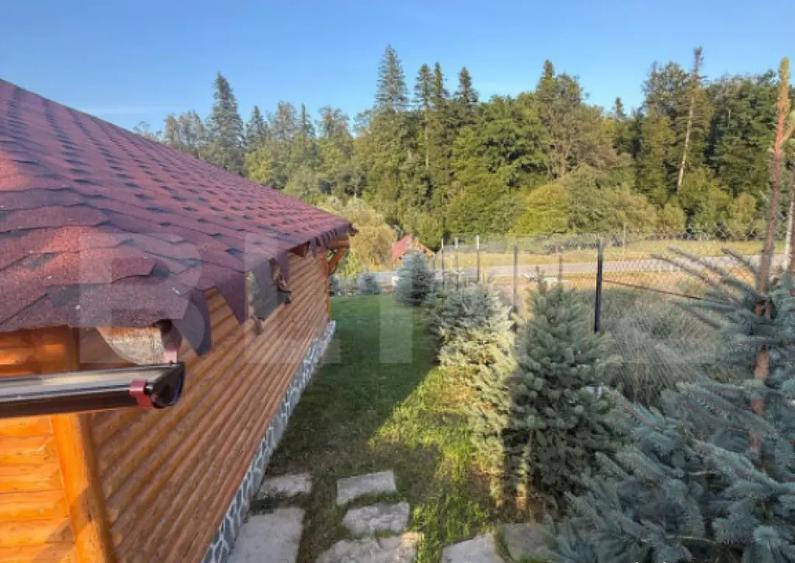 Cabana din lemn rotund, 2 camere, 140 mp, teren 2800 mp, Pal - 15