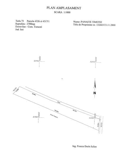 Loc de casa stupina Tomesti - Goruni Iasi - 1