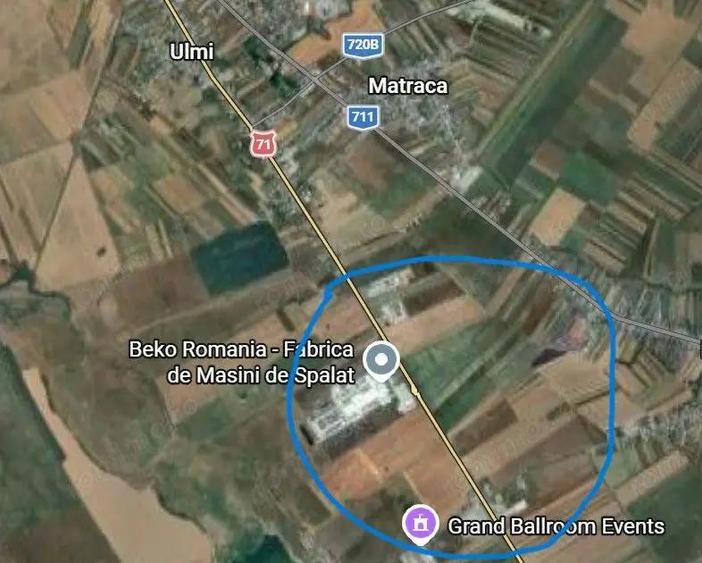 Oferta - teren industrial 9,9ha - langa Targoviste, Beko/Arctic - 2