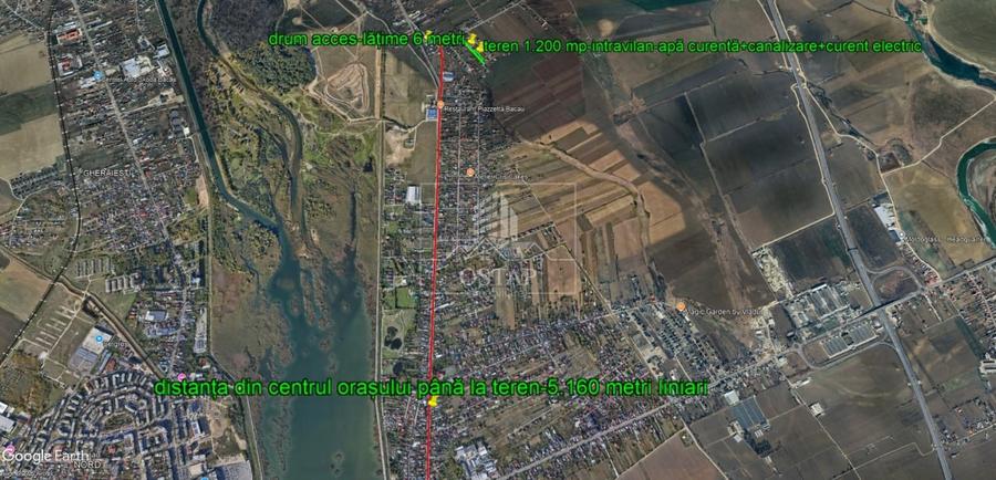 Teren Construcții intravilan de 1200 mp, în Săucești