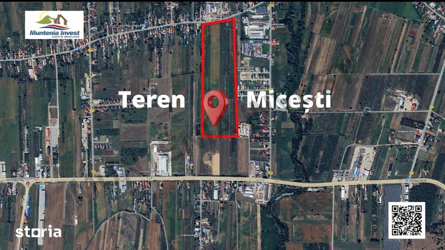 Teren de 2500 mp, în Mărăcineni