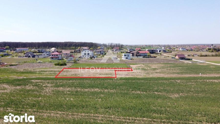 Teren Ghermanesti-Snagov 1250mp, deschidere 37.5ml, langa padure - 4