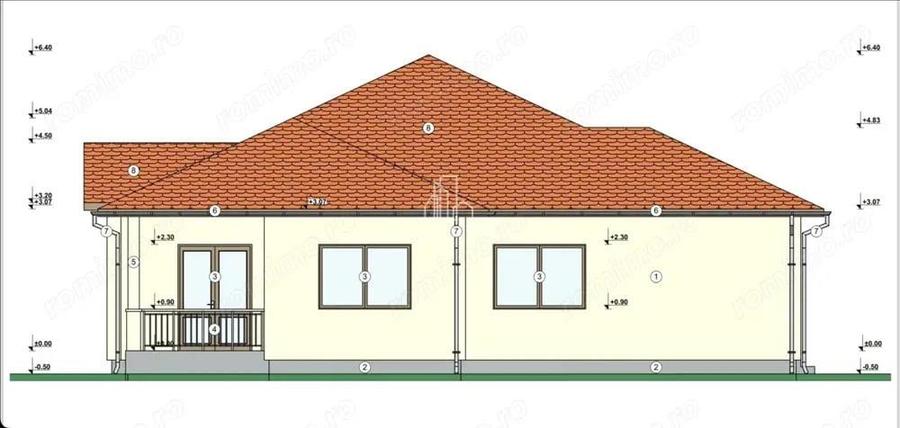 Duplex in stadiu de proiect, zona Baragan, Sighisoara - 8