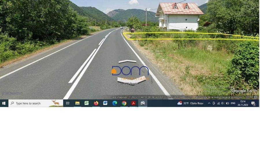 Teren intravilan intre Baile Herculane si Mehadia - 1