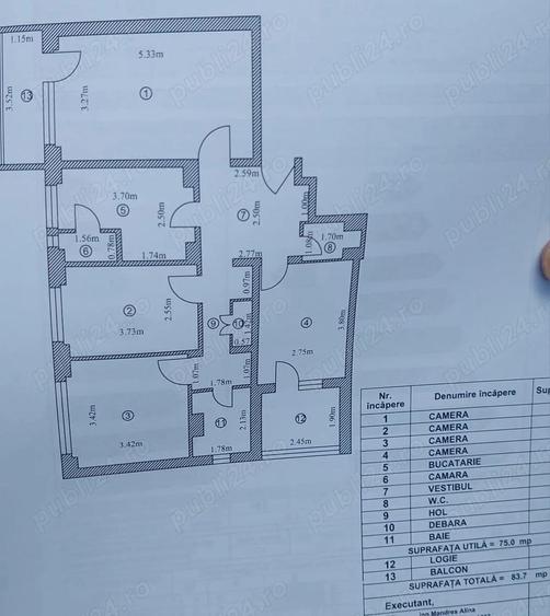 4 camere - Iancului- str Sachelarie Visarion - 4