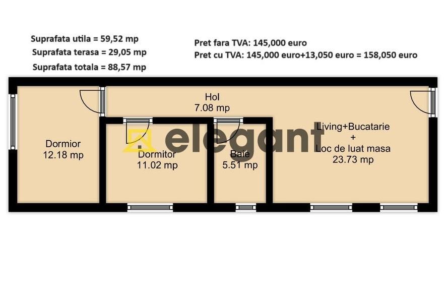 Locatie exclusivista, Centru! Bloc nou, premium! 3 camere, 89 mp - 9